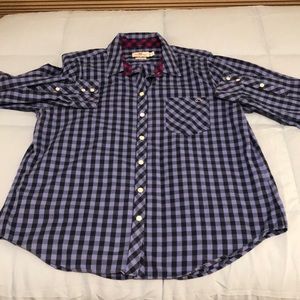 Vineyard Vines Gingham Flannel with Cashmere